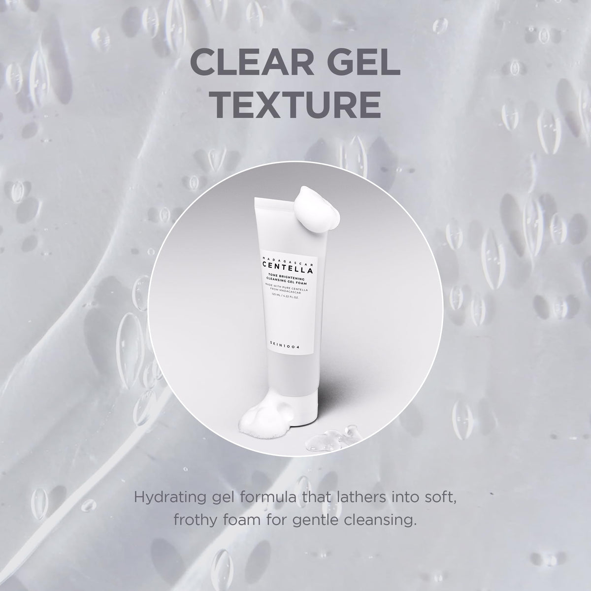 SKIN1004 Madagascar Centella Tone Brightening Cleasing Gel Foam 125ml