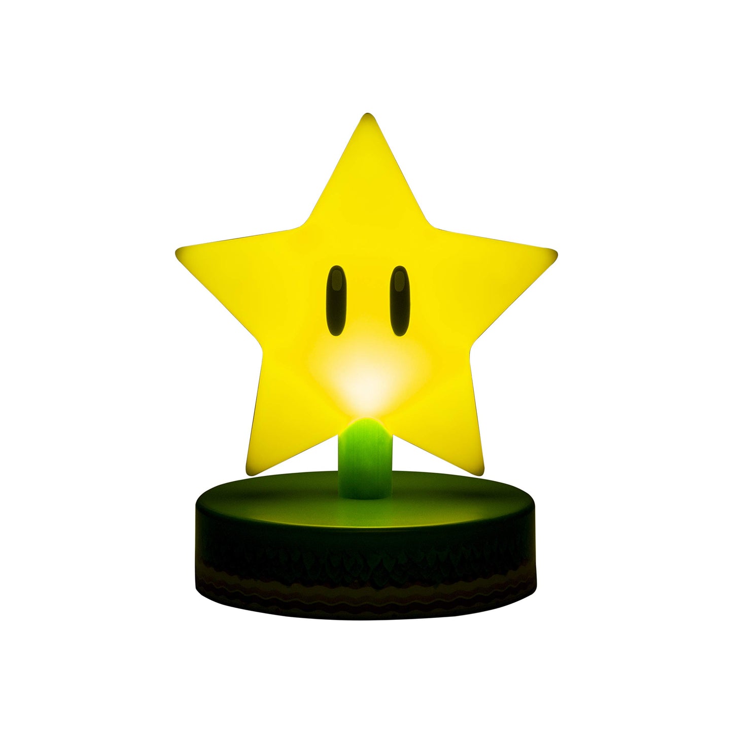 Luz Nocturna Paladone Mario Super Star amarillo Icono 3D para Colección Oficial de Nintendo