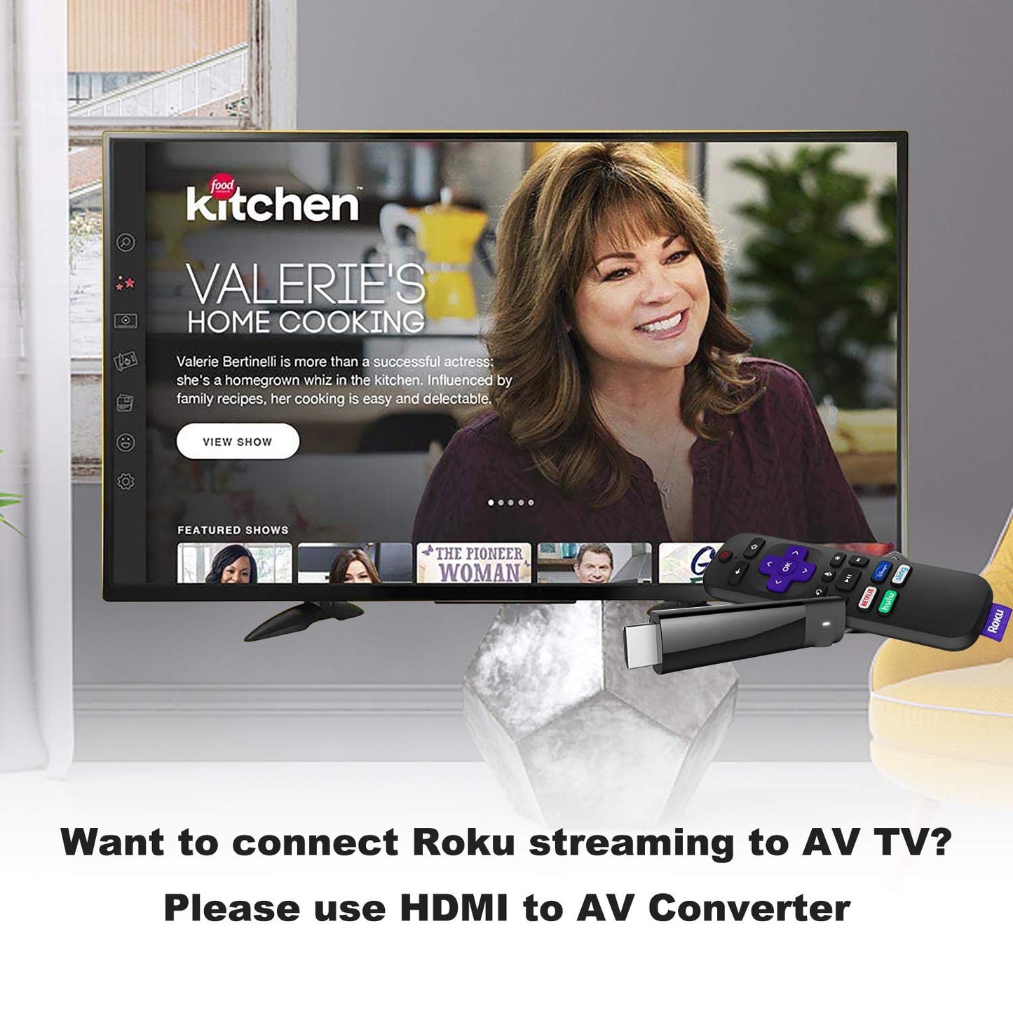 HDMI to RCA, HDMI to AV, Dinger HDMI to 3RCA CVBS AV Composite Video Audio Converter Adapter Supports PAL/NTSC, 1080P with 3 RCA Cable (HDMI to AV Converter)