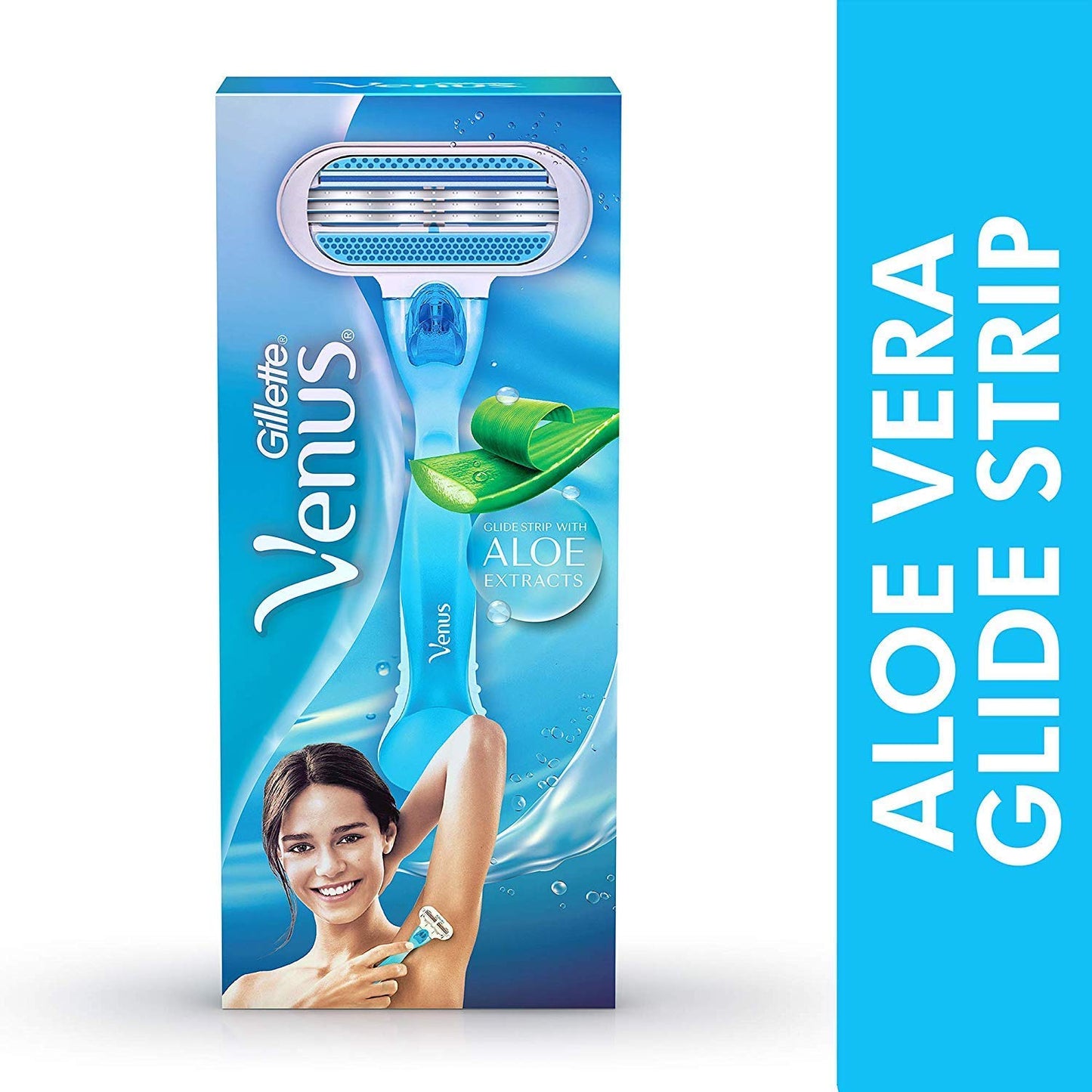 Gillette Venus - Mango de afeitar para mujer con una cuchilla de afeitar, 1 unidad