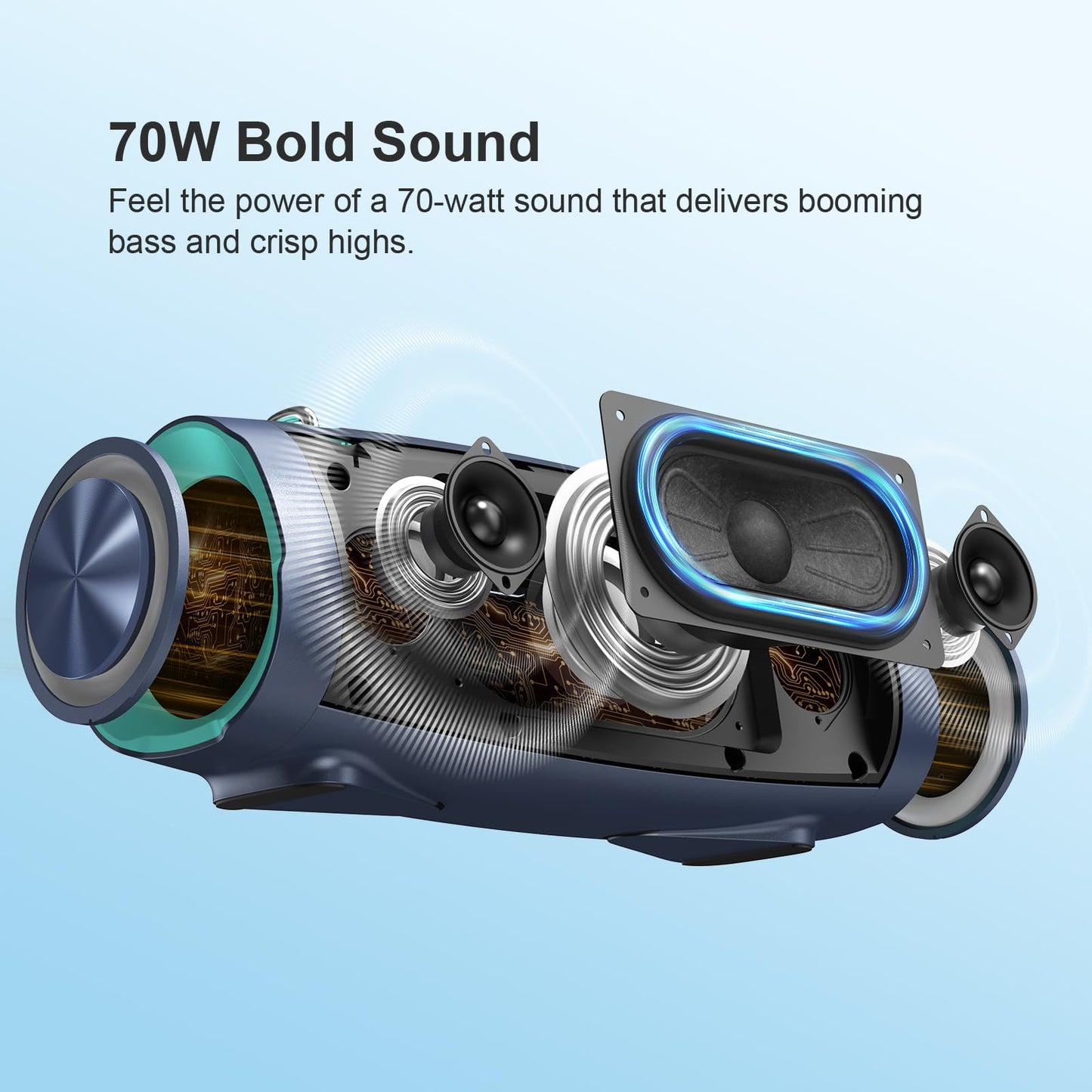DOSS Extreme Boom Pro D100 Altavoz portátil para exteriores