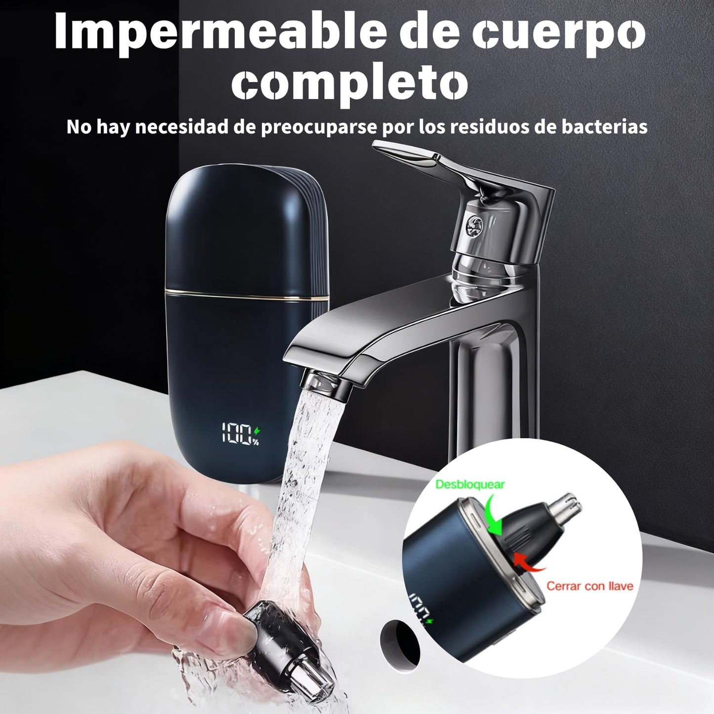 ETRTNVB 6 En 1 Recortadora De Vello Nasal Recargable, Afeitadora Electrica Hombre Nariz, Depiladora De Nariz Y Orejas, USB Recargable, Pelo De La Nariz/barba/cabello/cejas/axilas/piernas