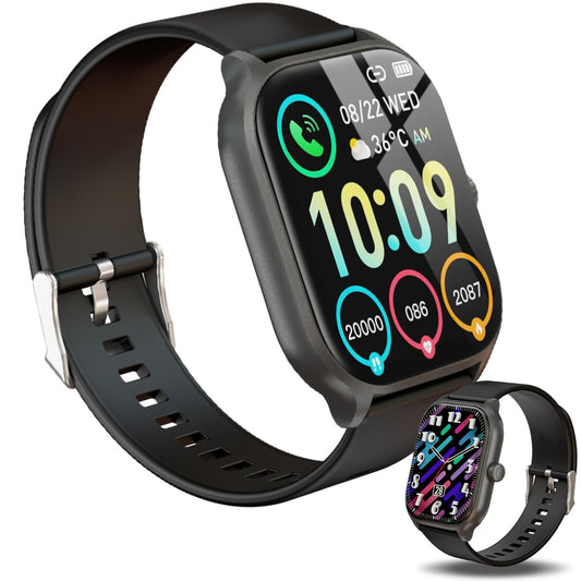 Reloj Inteligente IPOIUIYP Bluetooth 2.01 Pulgadas IP68 Deportivo para Mujer