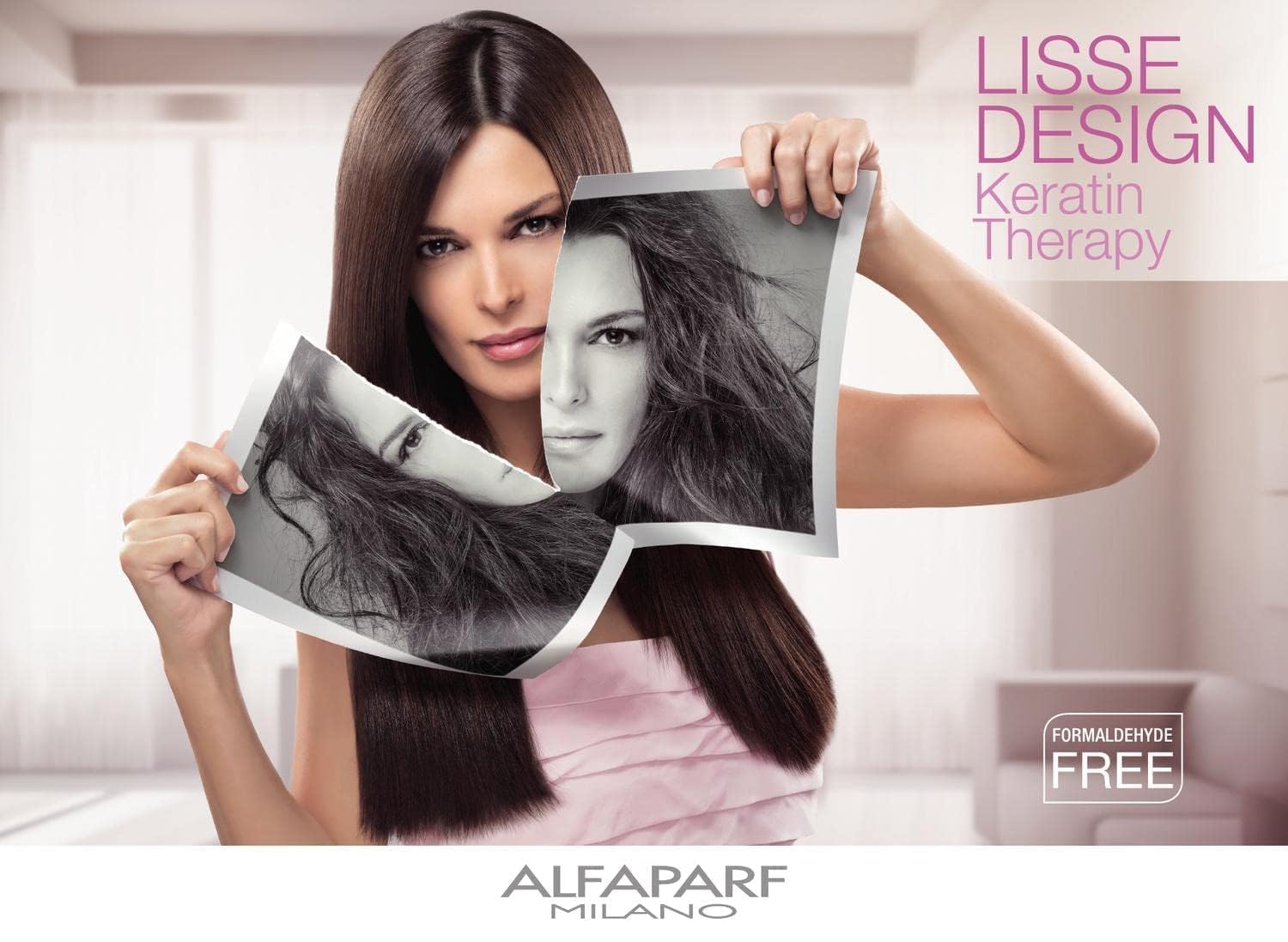 Shampoo Alfaparf Milano Keratin Therapy Lisse Design Libre de Sulfatos para Tratamientos de Keratina