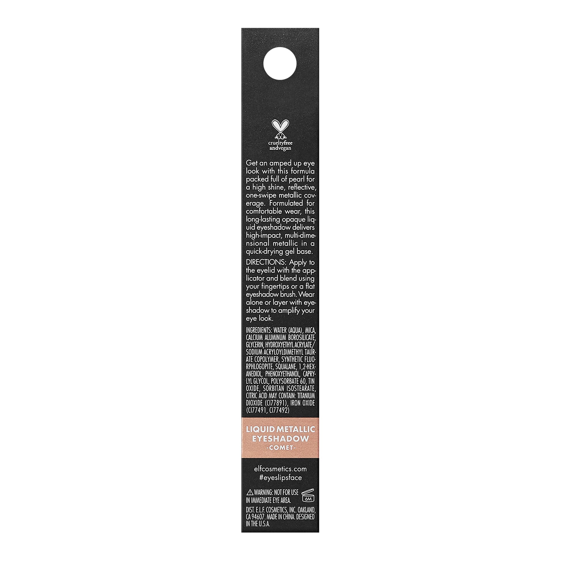e.l.f Liquid Metallic Eyeshadows, Comet