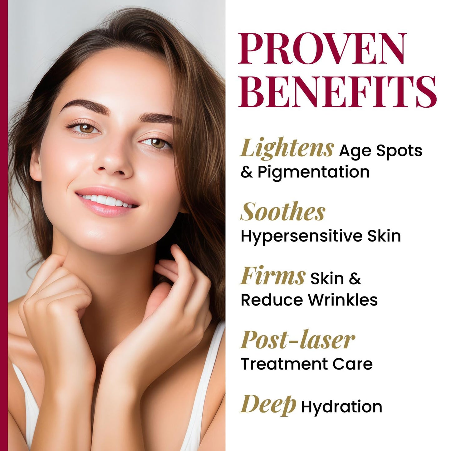 Le Revital 98% concentrado Nano Placenta, extracto umbilical e hialuronato de sodio suero antienvejecimiento de Japón – Rejuvenece la piel – Reduce las arrugas, manchas oscuras + hidratación – No graso