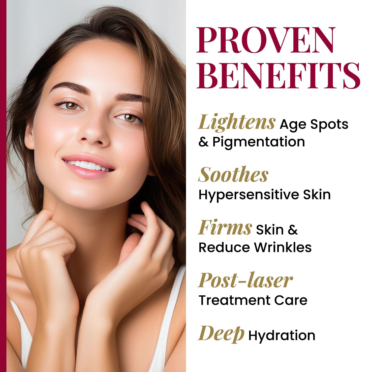 Le Revital 98% concentrado Nano Placenta, extracto umbilical e hialuronato de sodio suero antienvejecimiento de Japón – Rejuvenece la piel – Reduce las arrugas, manchas oscuras + hidratación – No graso