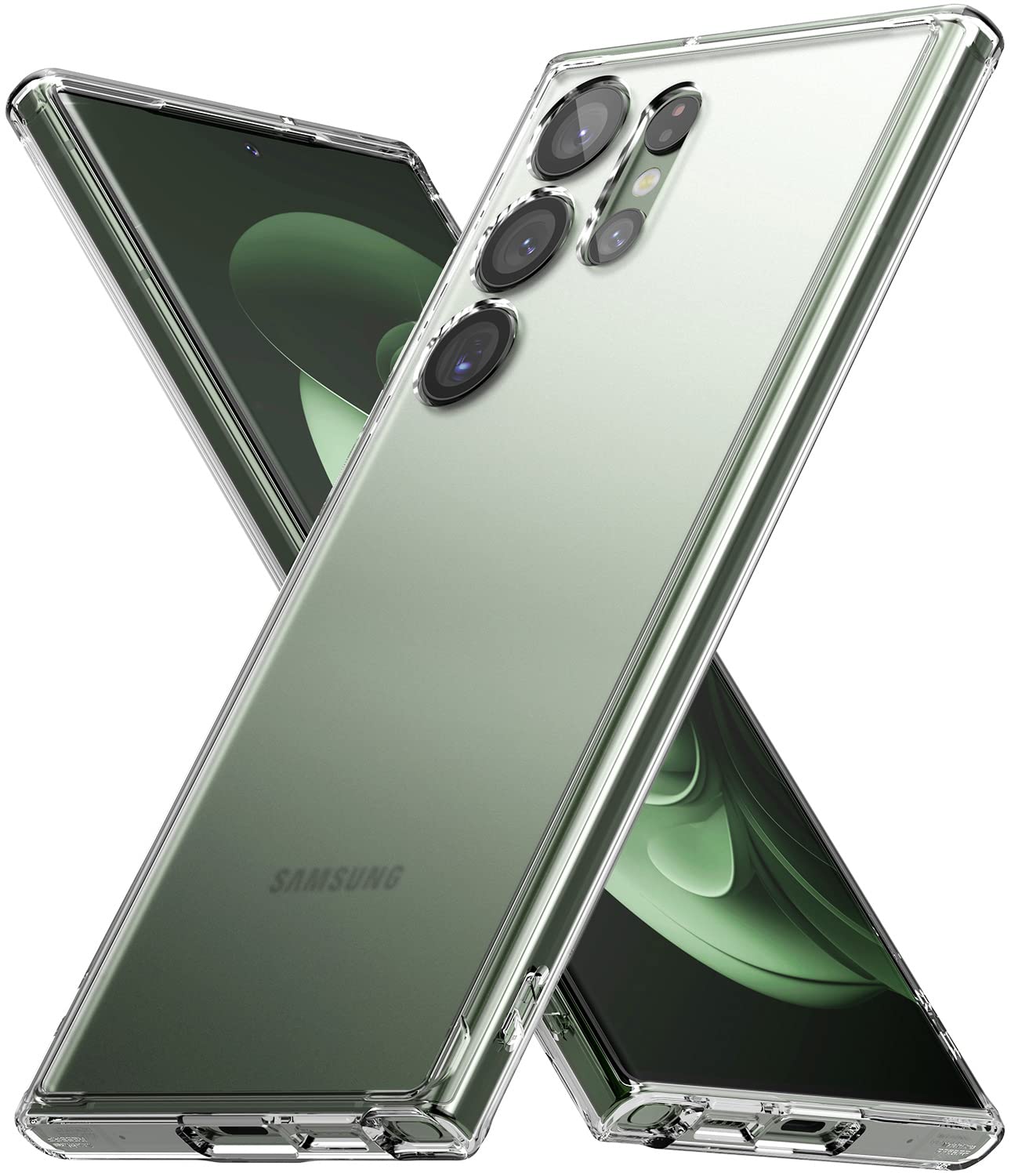 Funda Ringke Fusion Transparente Mate Antihuellas para Samsung Galaxy S23 Ultra 5G