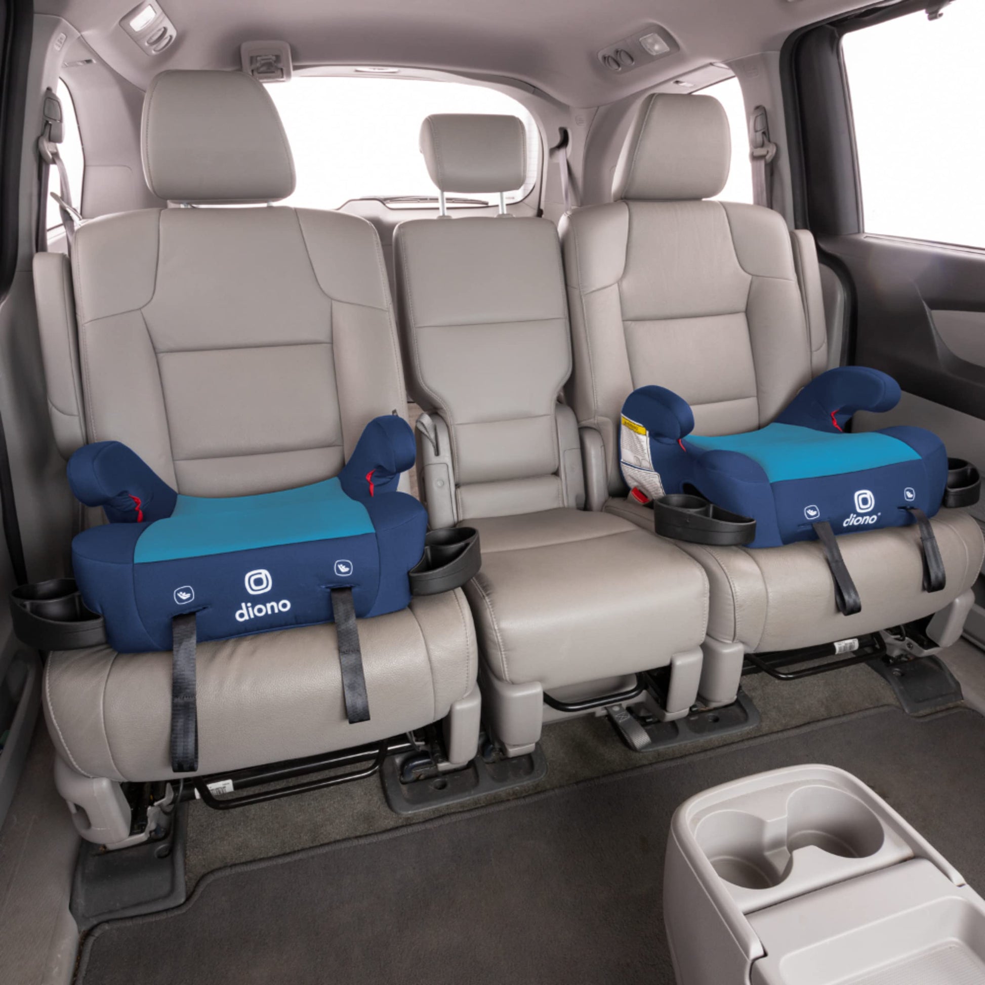 Diono Solana 2 No Back Child Booster Seat, Blue, 40-120 Pounds