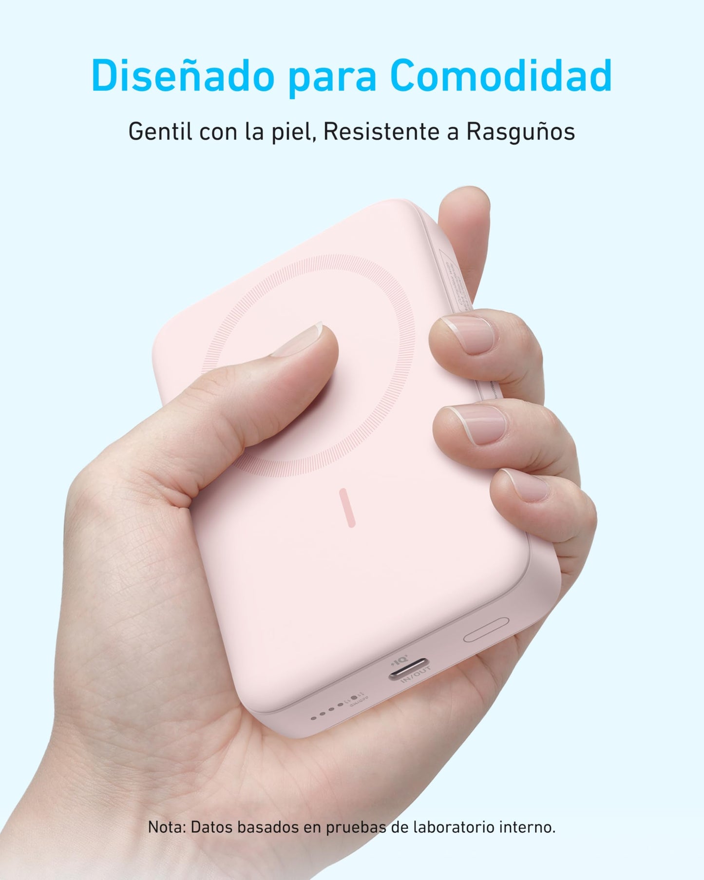 Anker Power Bank Batería Portátil y Pila Portátil de 10,000 mAh, Inalámbrico con Carga Rápida de 30W PD y USB-C Magnético, Compatible con iPhone 16/15/14, AirPods y más