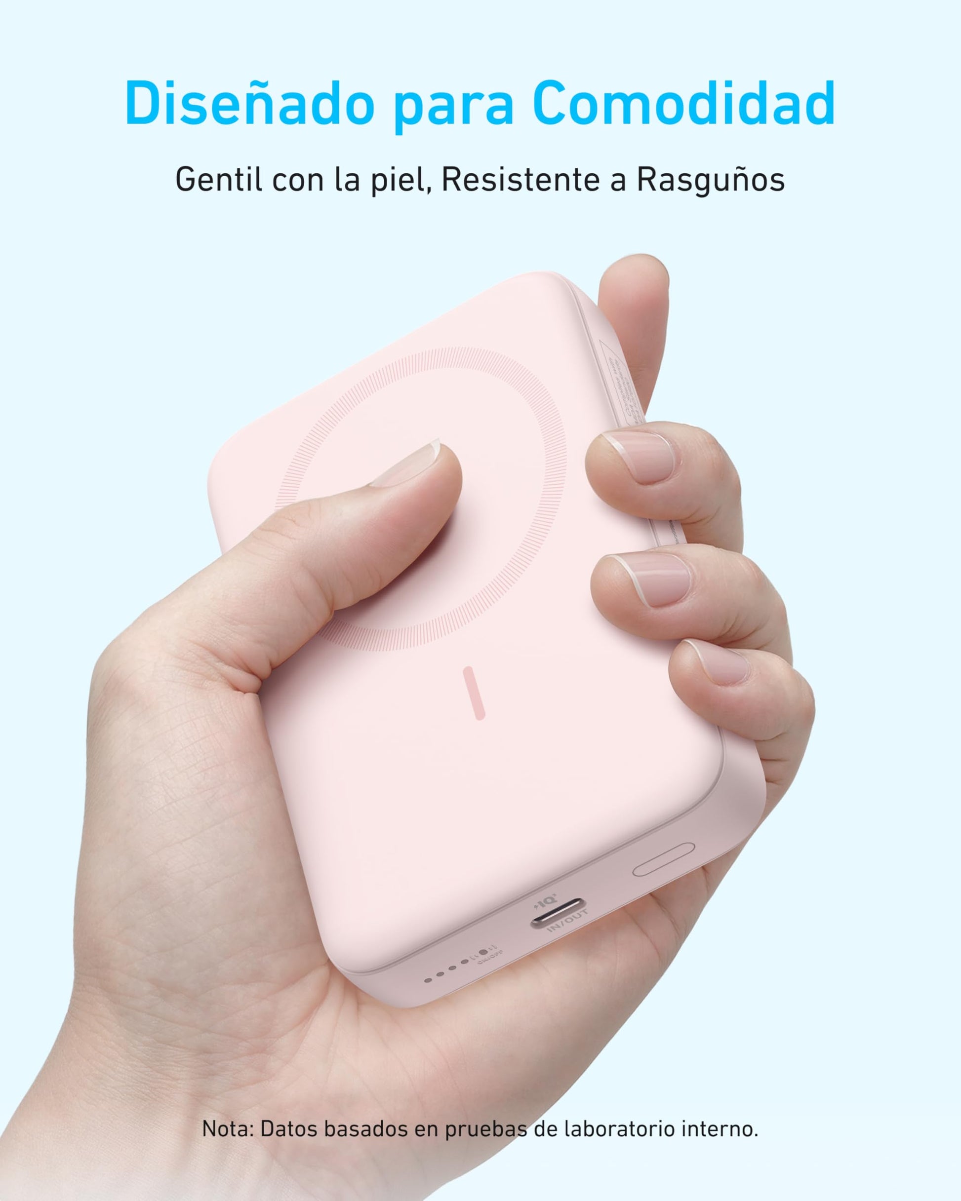 Anker Power Bank Batería Portátil y Pila Portátil de 10,000 mAh, Inalámbrico con Carga Rápida de 30W PD y USB-C Magnético, Compatible con iPhone 16/15/14, AirPods y más
