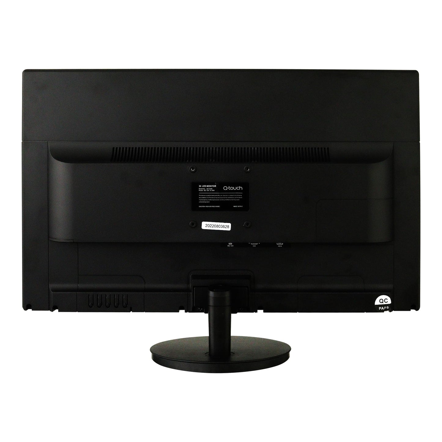 Q-touch Monitor Pc 24 Pulgadas Led Full HD HDMI VGA 75Hz Color Negro