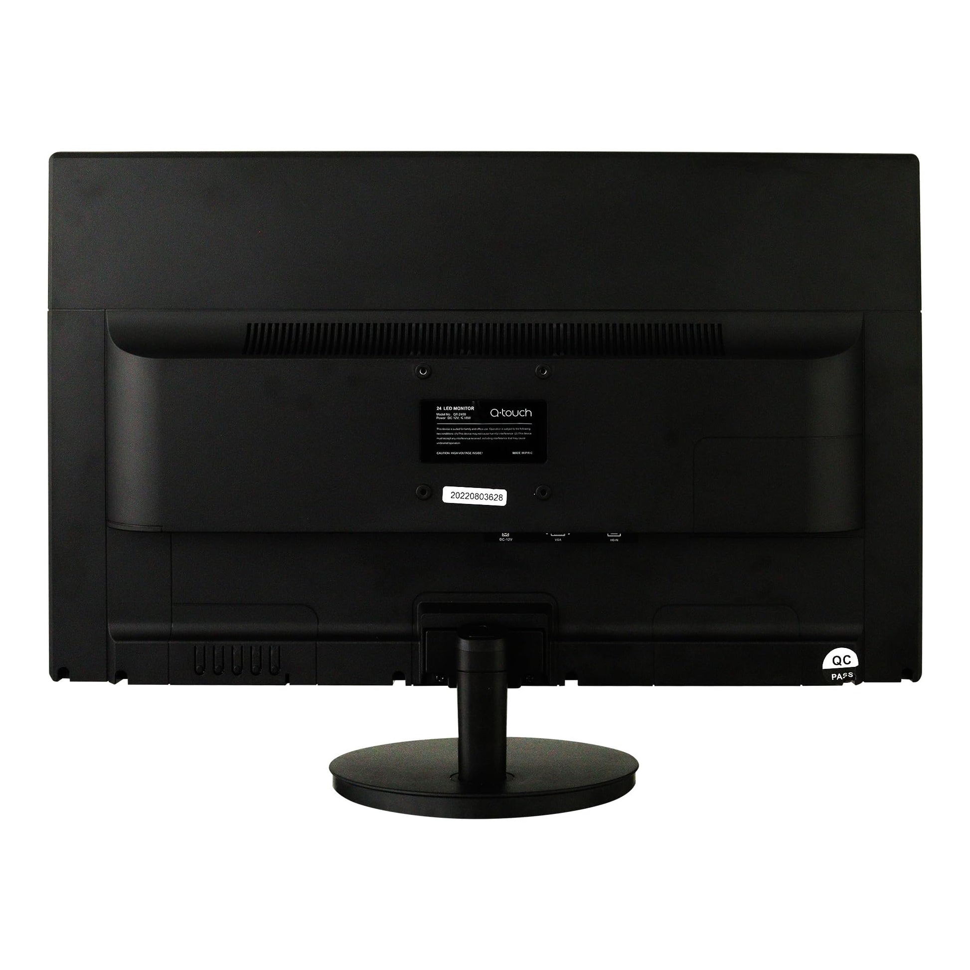 Q-touch Monitor Pc 24 Pulgadas Led Full HD HDMI VGA 75Hz Color Negro