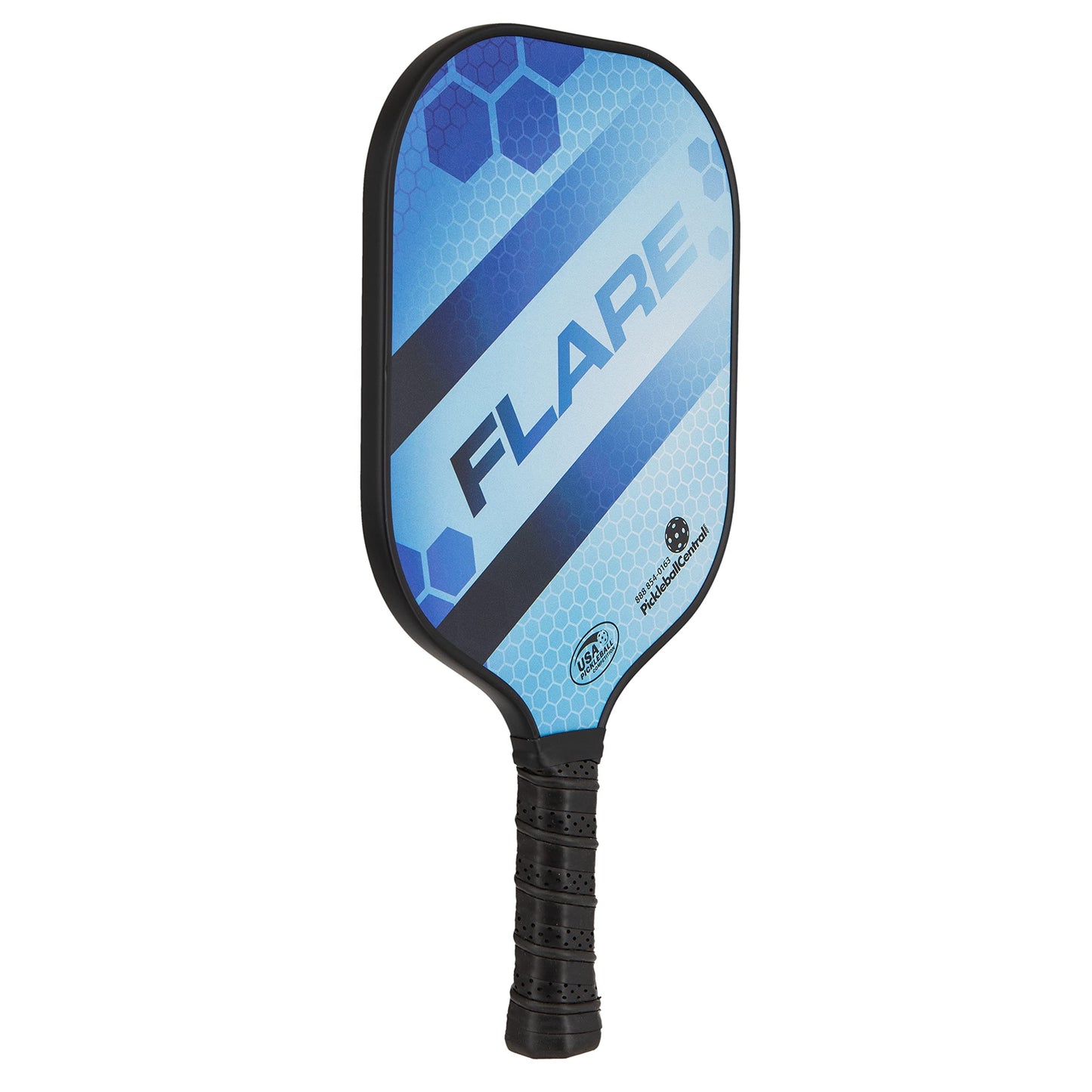 Paleta de Pickleball Rally Flare Azul/Rojo con Grafito y Núcleo de Panal de Polímero (Paquete de 2)