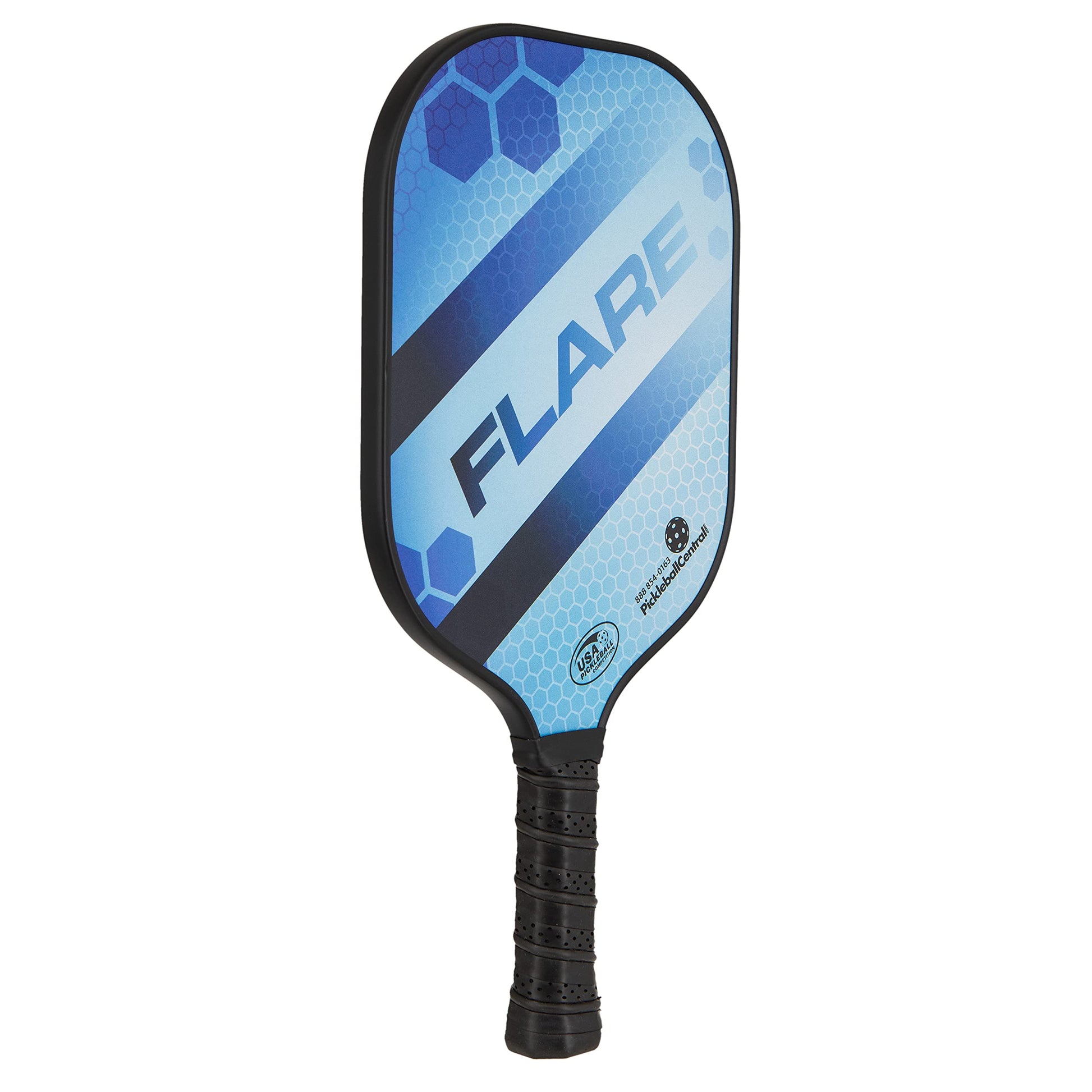 Paleta de Pickleball Rally Flare Azul/Rojo con Grafito y Núcleo de Panal de Polímero (Paquete de 2)