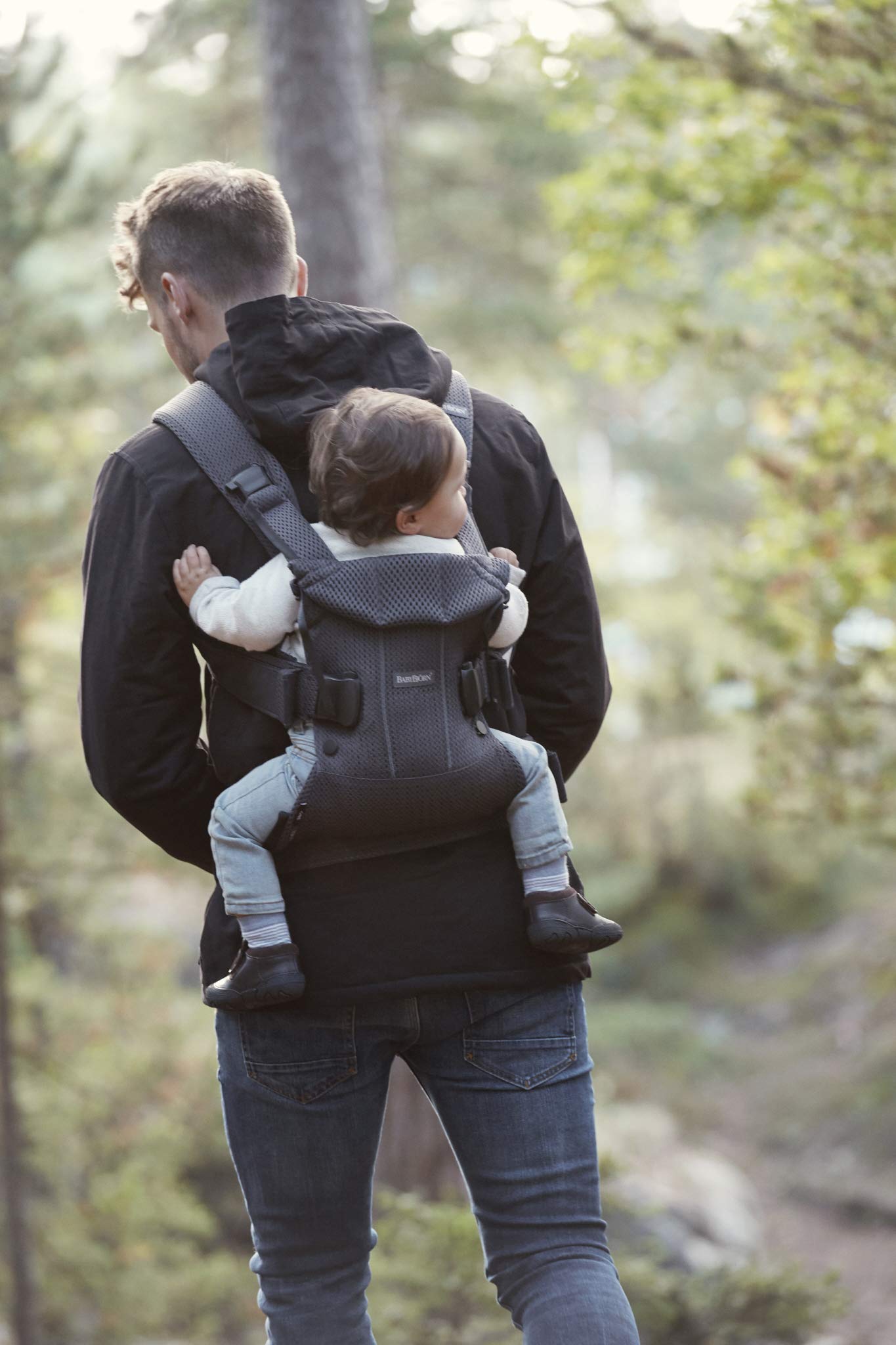 BABYBJÖRN New Baby Carrier One Air 2019 Edition, Mesh, Navy Blue