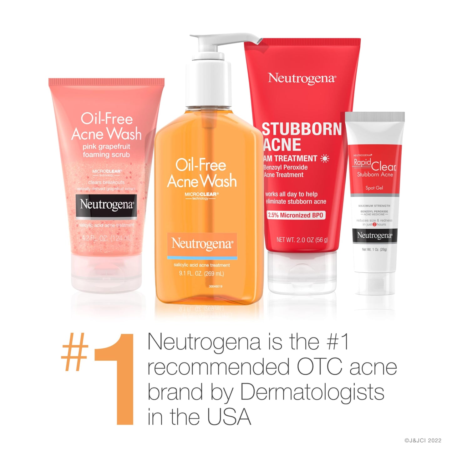 Gel Neutrogena Rapid Clear Stubborn para Manchas de Acné 1 Onza