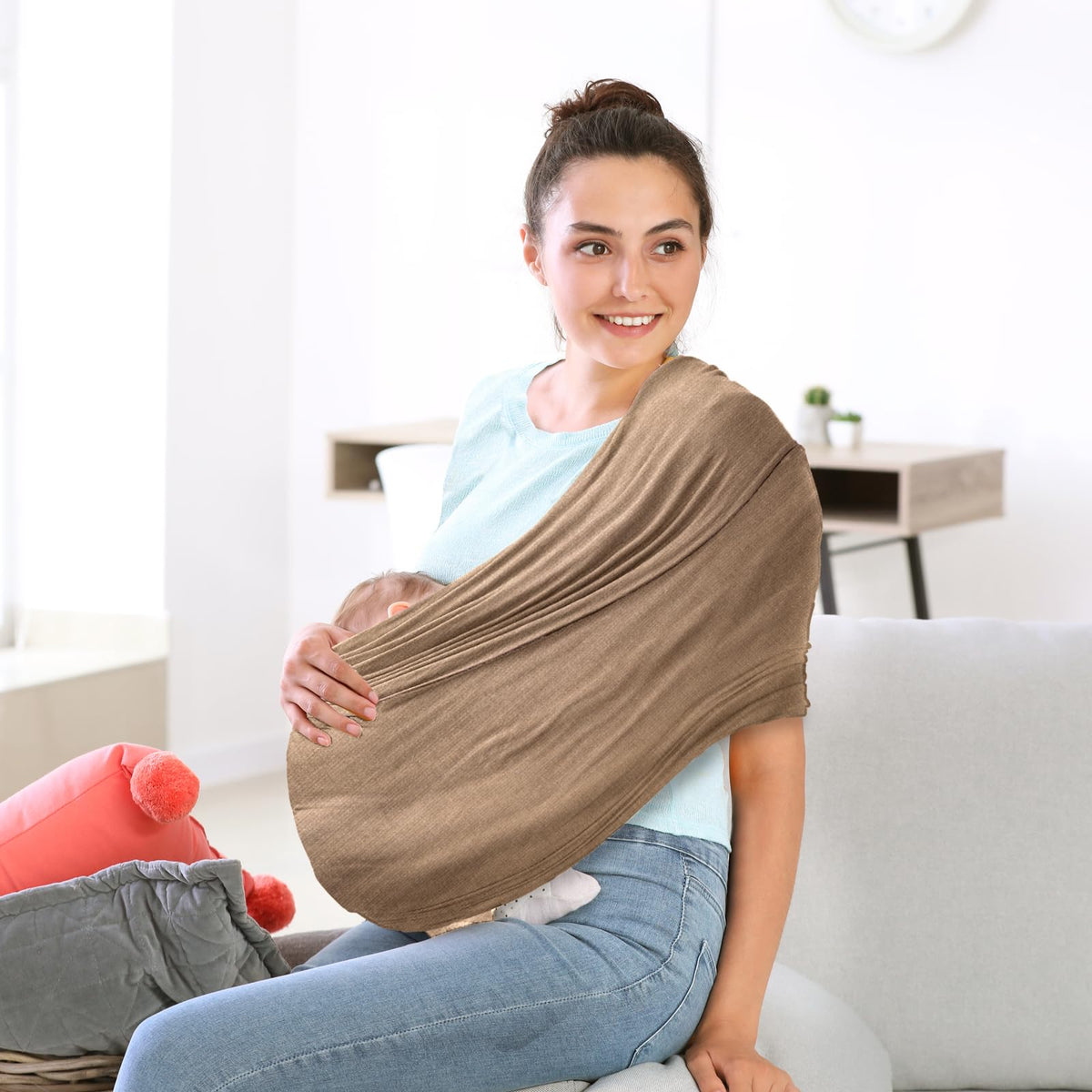 TKKOK - Portabebés unisex, ligero y ultrasuave, fácil de llevar, perfecto para recién nacidos