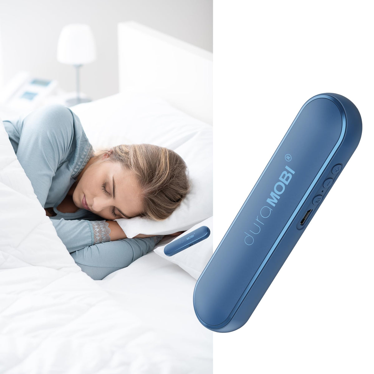Altavoz de Conducción Ósea Bluetooth 5.3 con Visualización LED y Temporizador de Apagado Automático debajo de la Almohada ultrafino