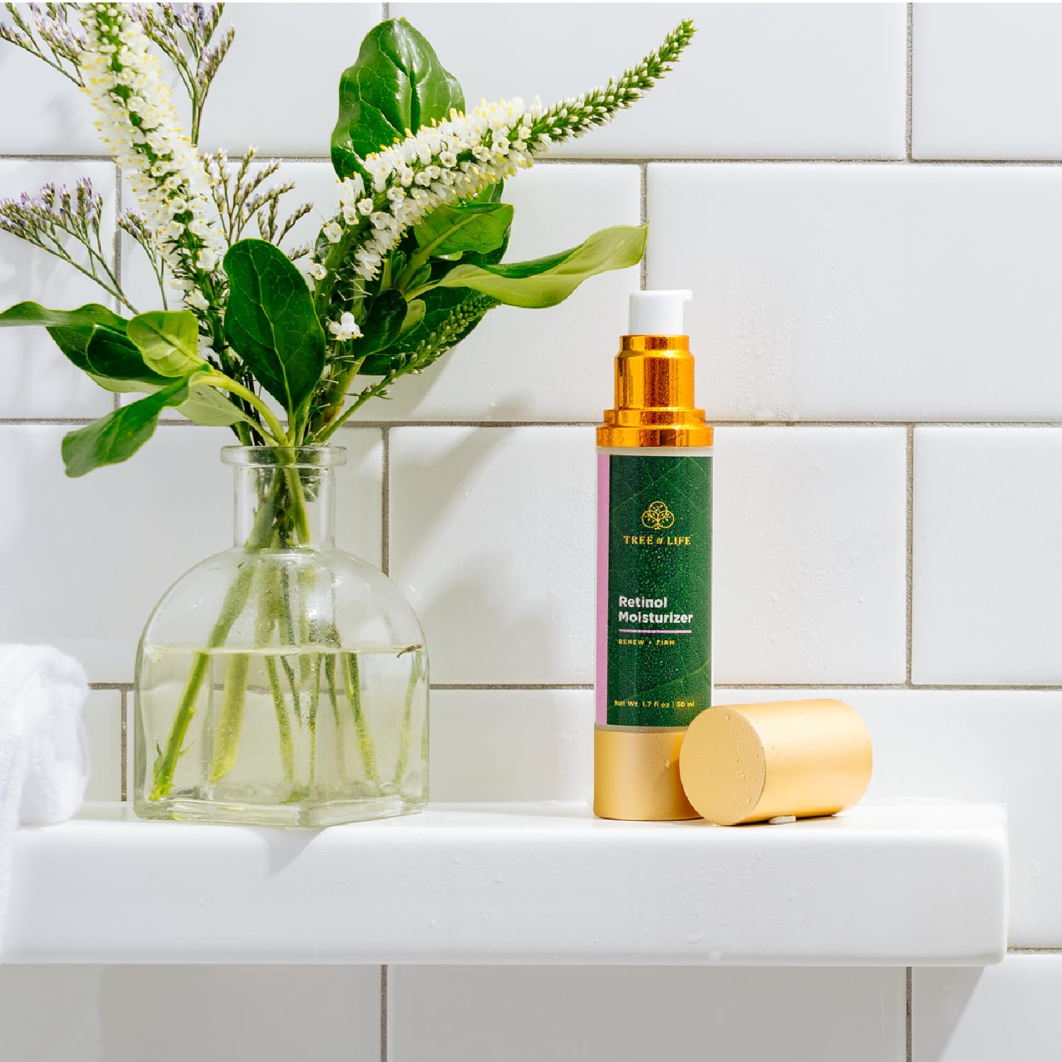 TREE OF LIFE BEAUTY Retinol Crema facial hidratante – Crema antienvejecimiento de fuerza clínica
