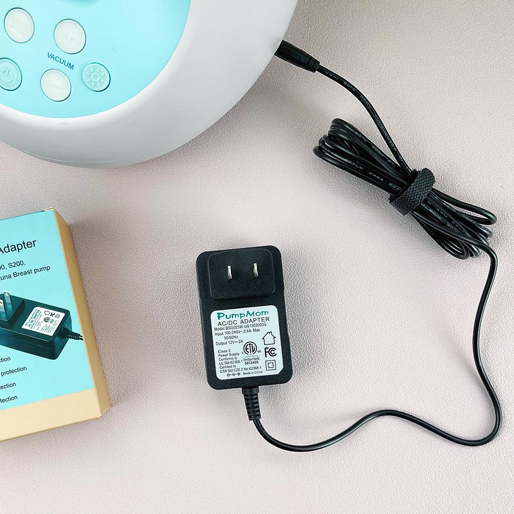 Cargador Adaptador PumpMom-us 12 V 2 A Repuesto para Spectra S1 S2 S100 S200 y Teclado Yamaha PSR YPG YPT