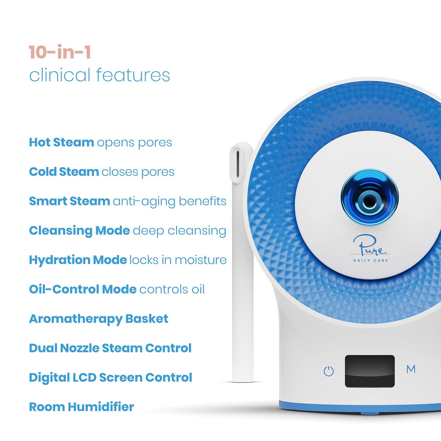 NanoSteamer Clinical - Vaporizador facial de grado dermatológico