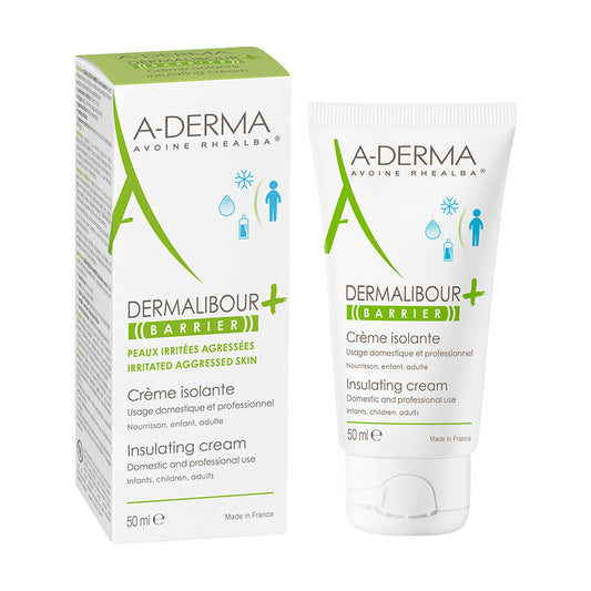 Crema reparadora A-Derma Dermalibour+ para piel seca, 50ml - Fórmula nutritiva para cuidado dermatológico intensivo. Productos A-Derma para regenerar y proteger la piel con eficacia.