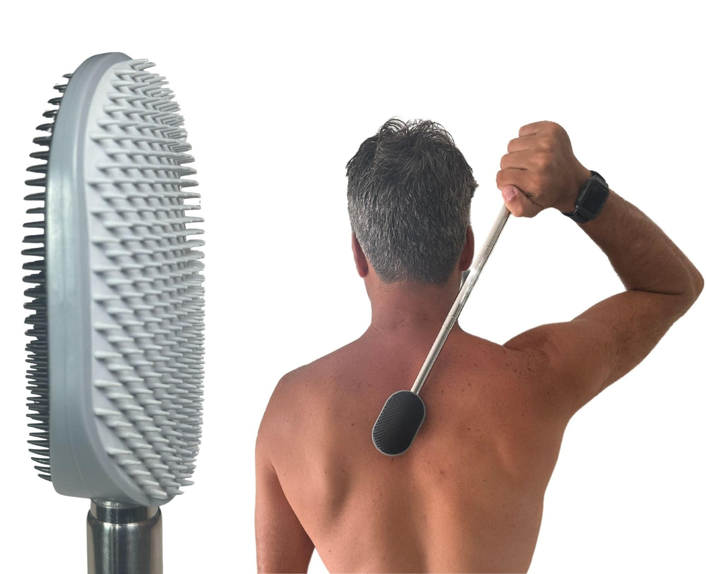 The Body Scratcher The Expansible Scratch Master, Masajeador De Cuero Cabelludo, Masajeador De Espalda Y Exfoliante, Superficie Grande Para Arañazos, Ayuda Con El Estrés Y La Ansiedad, Araña
