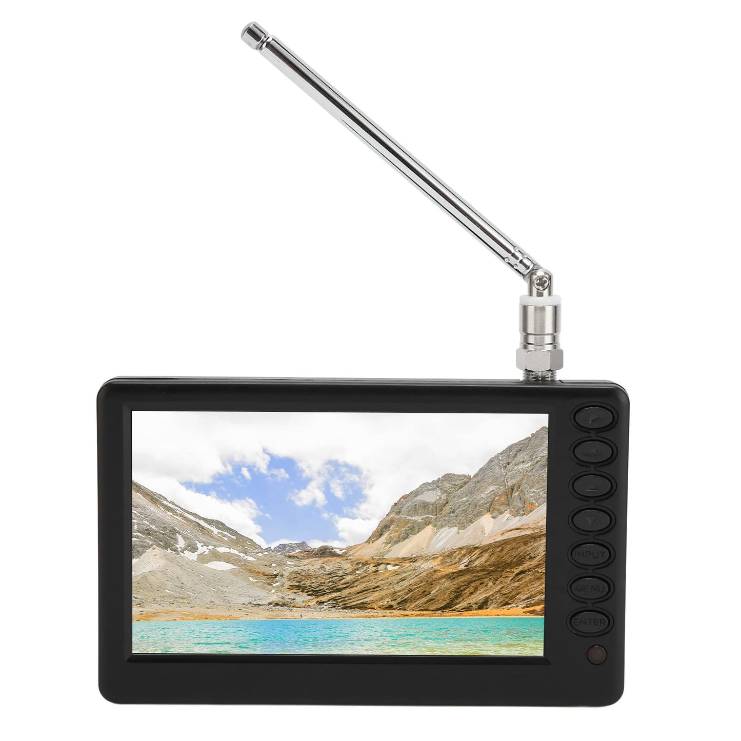 TV Digital Portátil ZIZEV, Enchufe de EE. UU., Negro, 5 Pulgadas para Exteriores