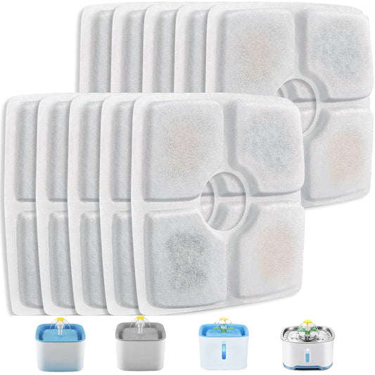 Filtros para Fuente de Gatos Rispetit Blanco con Resina y Carbón Activo