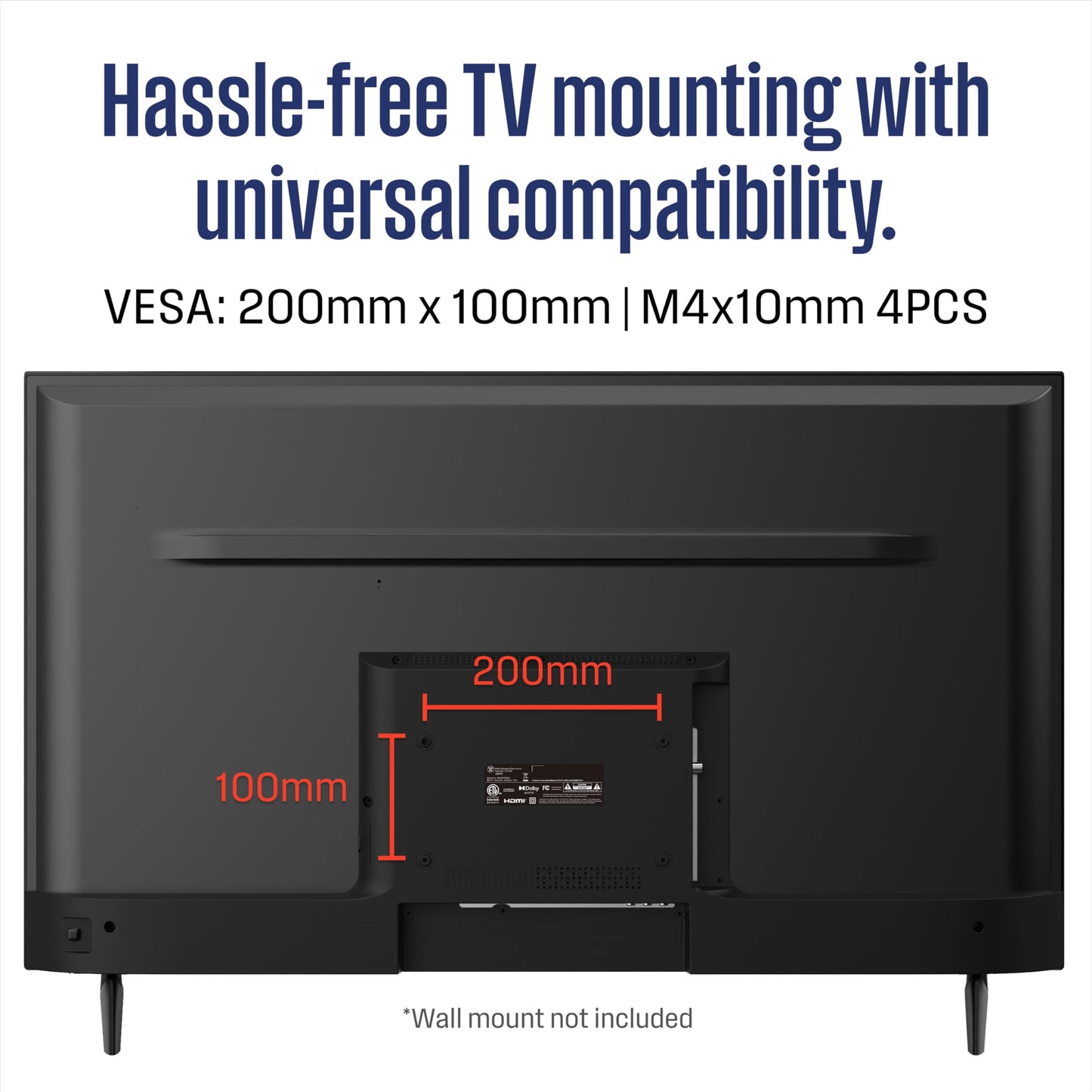Westinghouse Smart TV de 40 pulgadas, FHD 1080P Xumo TV con control remoto por voz, televisión de visualización plana con Dolby Atmos, Blueooth, Apple AirPlay, Wi-Fi y conectividad móvil