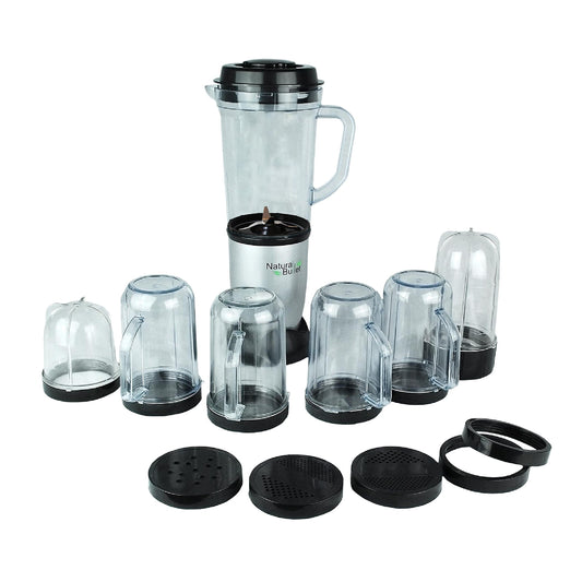 Licuadora Procesador/Pulverizador de Alimentos Bull 250w en pocos minutos Professional Blender | Libre BPA | Cuchillas Desmontables Acero Inoxidable Practico