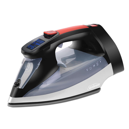 Plancha Digital Profesional Sunbeam Negro Rojo