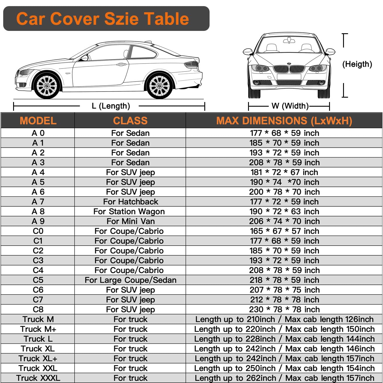kayme - Funda de 6 Capas para camioneta, Impermeable, para Todos los climas, Resistente, para Exterior, protección contra Lluvia, Sol, Rayos UV, Ajuste Universal (hasta 6.09 m de Largo), XL+