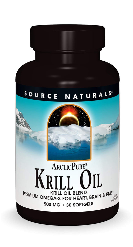 Source Naturals ArcticPure Krill Oil 500mg, 30 Softgels