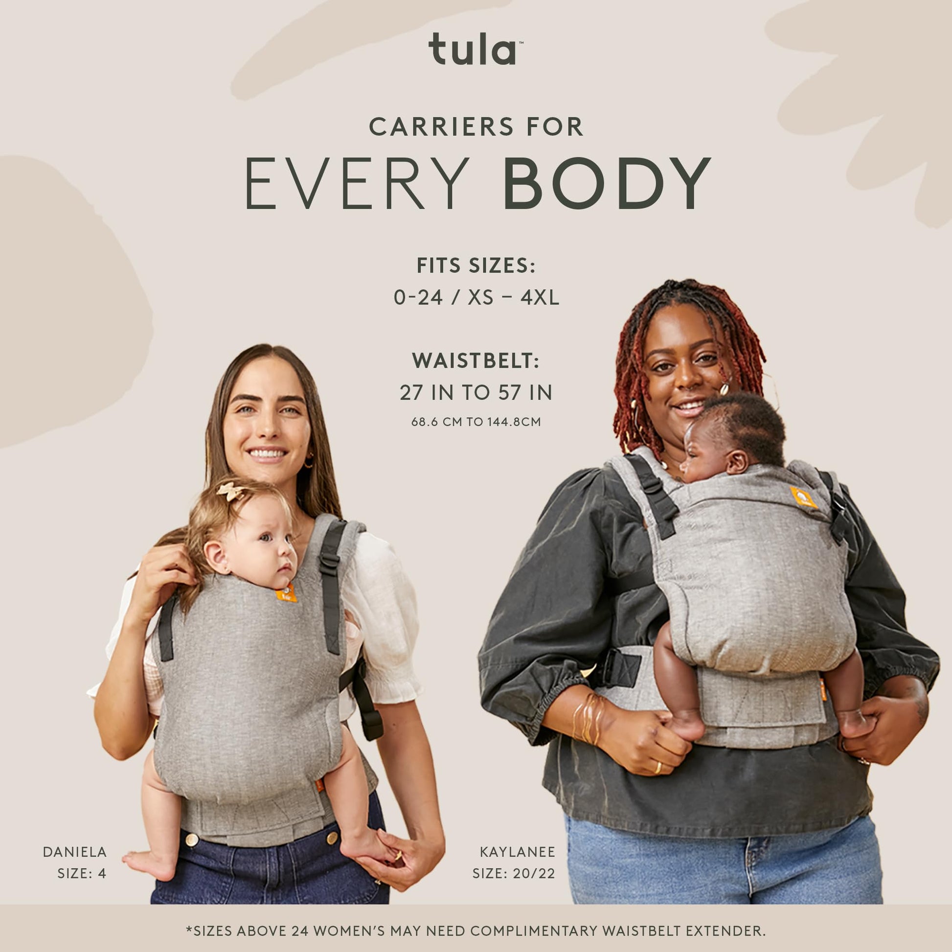 Baby Tula - Portabebés ergonómico para crecer