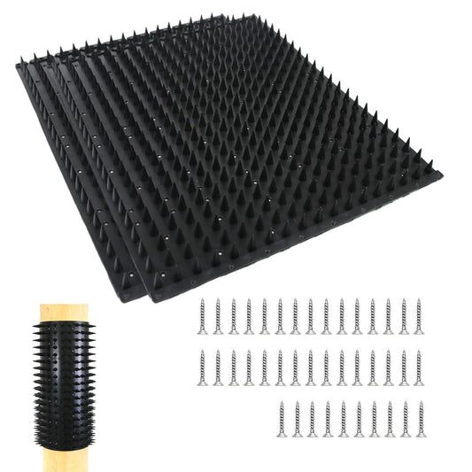 Poste Rascador Equino Almohadilla Negro con 40 Tornillos para Alivio de Cosquillas de Animales