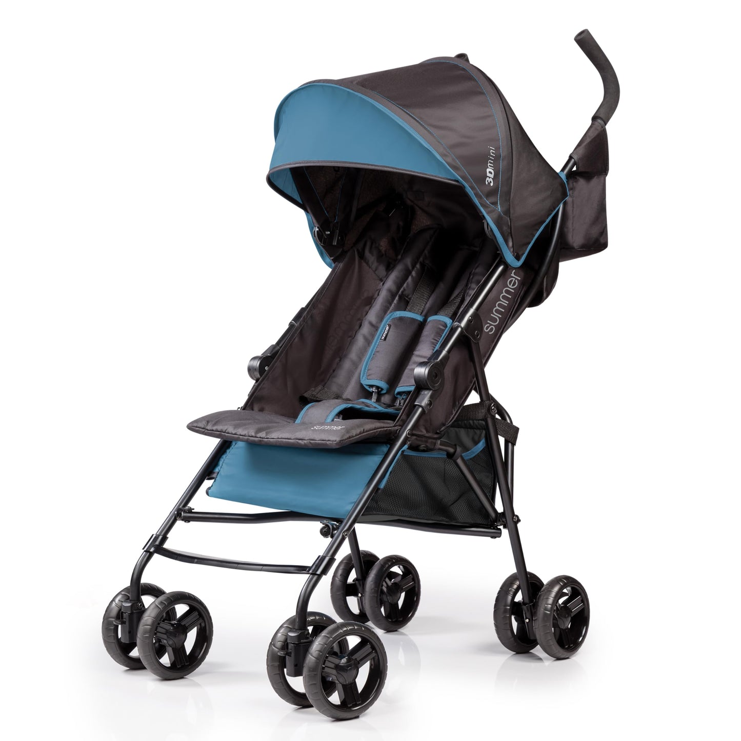 Cochecito 3Dmini Ingenuity Azul Negro Compacto Reclinable para Viajes