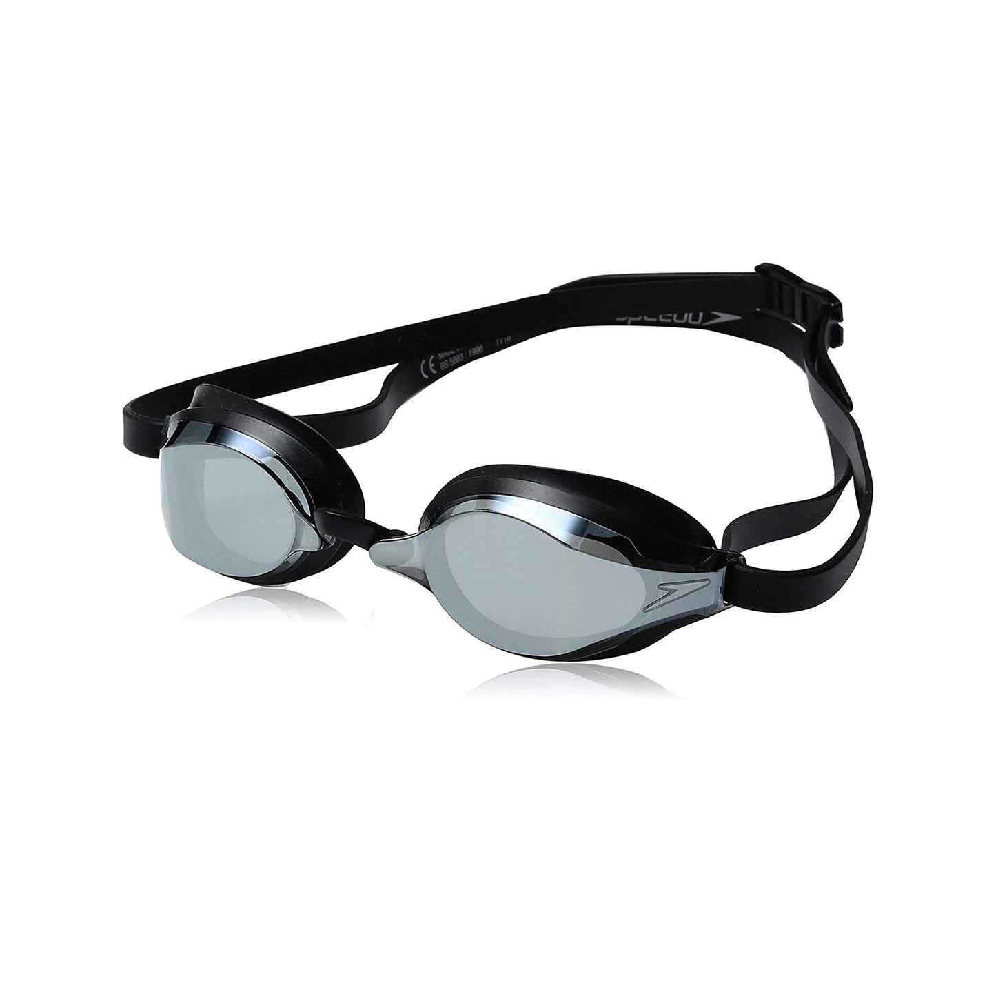 Gafas de Natación Speedo Speed Socket 2.0 Negro y Plateado con Espejo