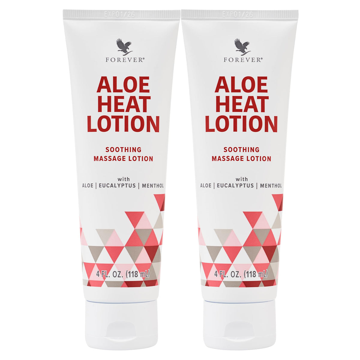 Forever Living Aloe Heat Lotion 118ml-(Pack of 2)