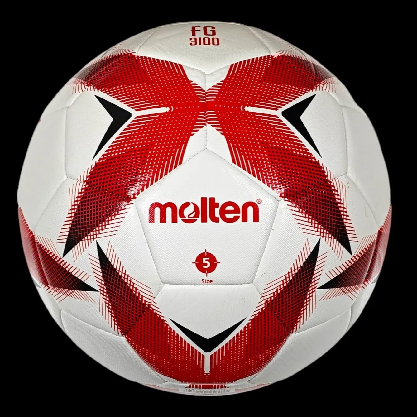 Balón de Fútbol Molten Rojo Forza 3100 no. 5 Híbrido para Pasto