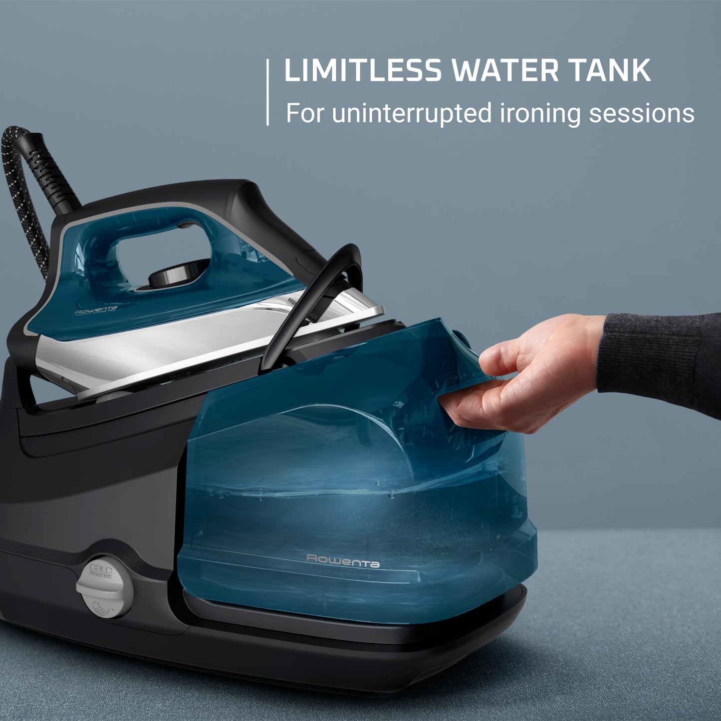 Plancha de Vapor Rowenta Perfect Steam Pro 1800 W con Suela MicroSteam400HD