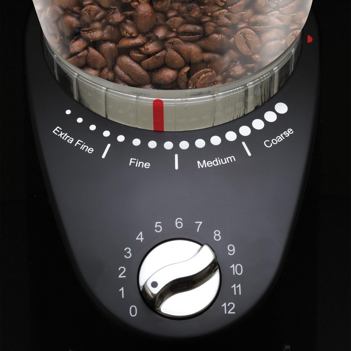 Capresso Infinity Plus - Molinillo cónico negro