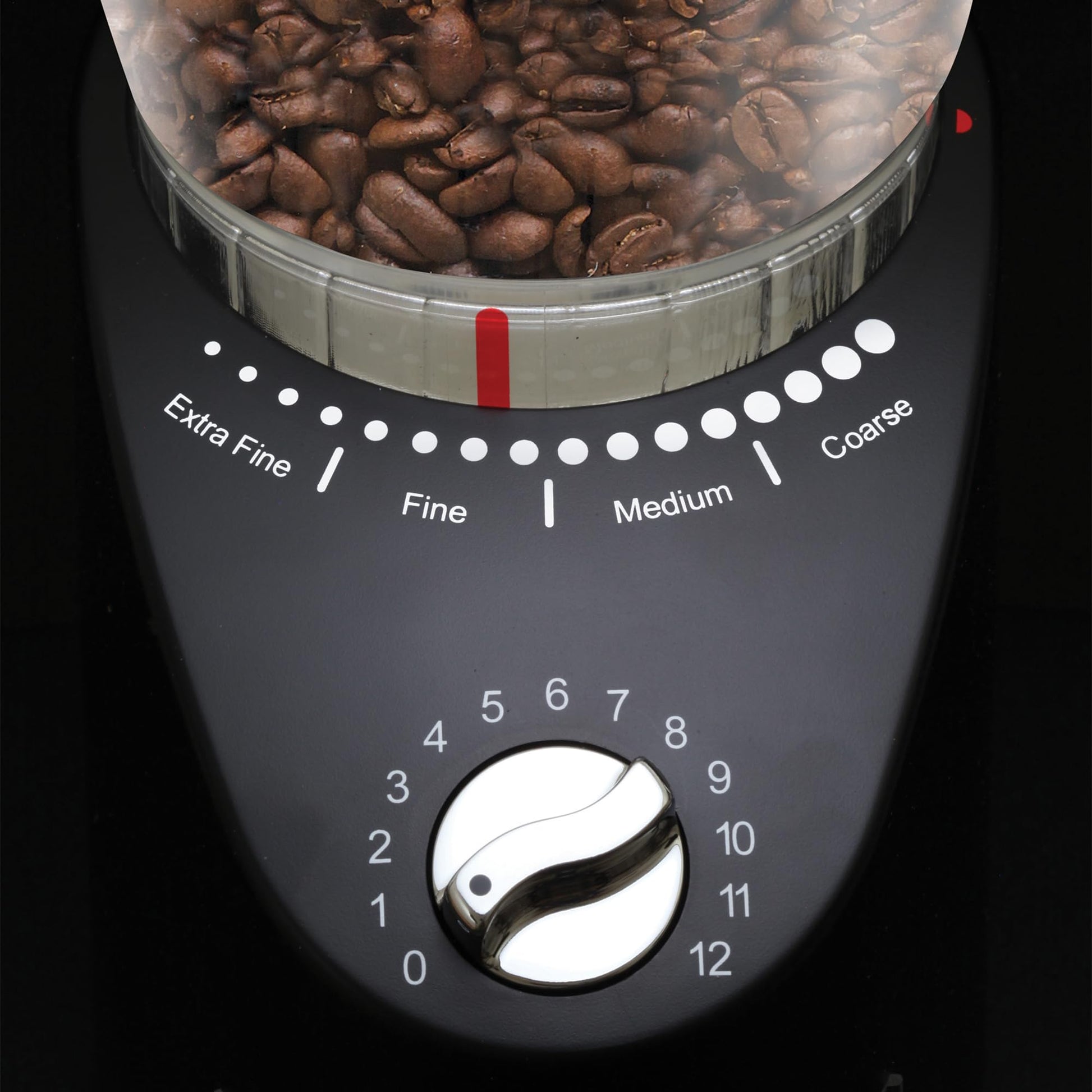 Capresso Infinity Plus - Molinillo cónico negro