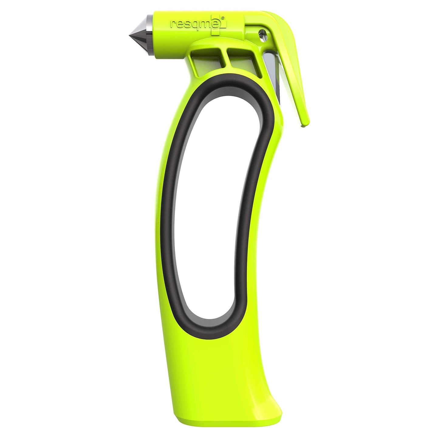 Martillo de Seguridad Resqhammer Amarillo con Cortador de Cinturón y Rompeventanas