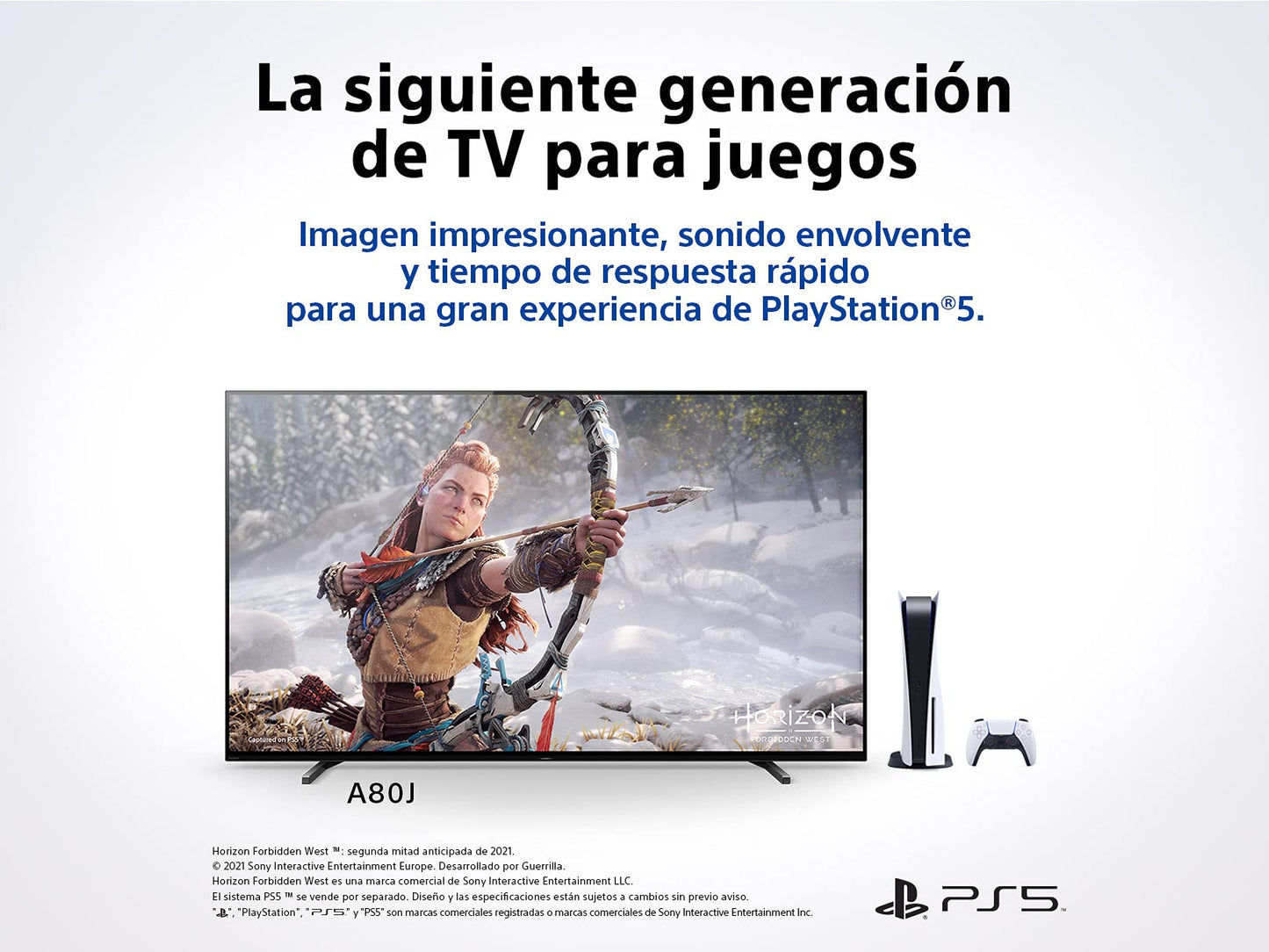 Pantalla 4K OLED Sony BRAVIA XR 55 Pulgadas Ultra HD HDR Smart TV con Panel 120Hz para Play Station 5