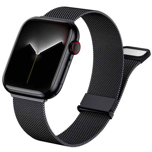 GEAK Compatible con Correa Apple Watch 38mm 40mm 41mm 42mm 44mm 45mm 49mm, Clásica Correa de Metal de Acero Inoxidable Compatible con iWatch Series 9 8 7 6 5 4 3 2 1/SE Ultra 2