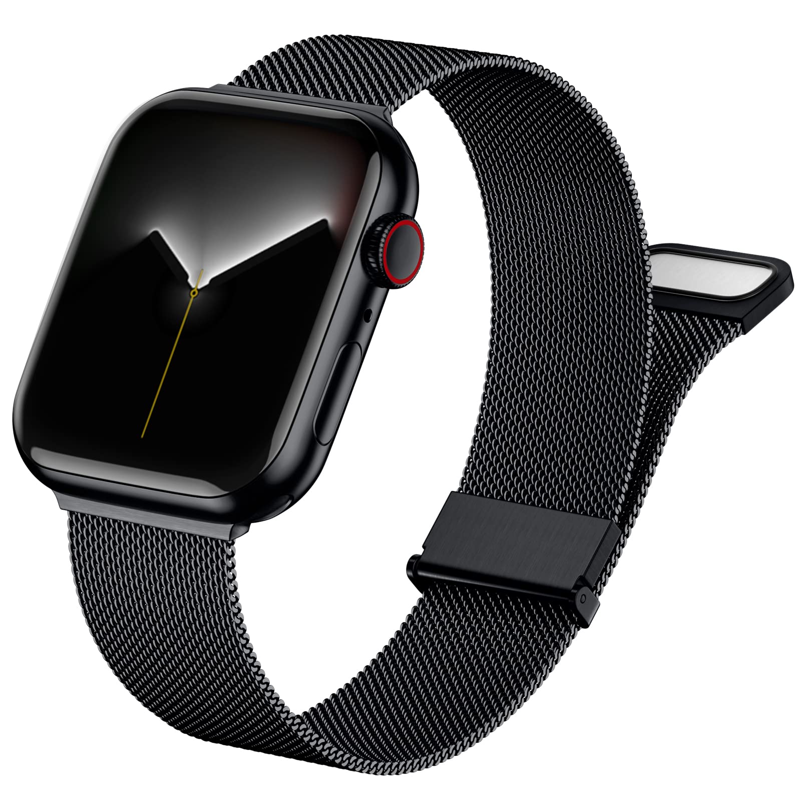 GEAK Compatible con Correa Apple Watch 38mm 40mm 41mm 42mm 44mm 45mm 49mm, Clásica Correa de Metal de Acero Inoxidable Compatible con iWatch Series 9 8 7 6 5 4 3 2 1/SE Ultra 2