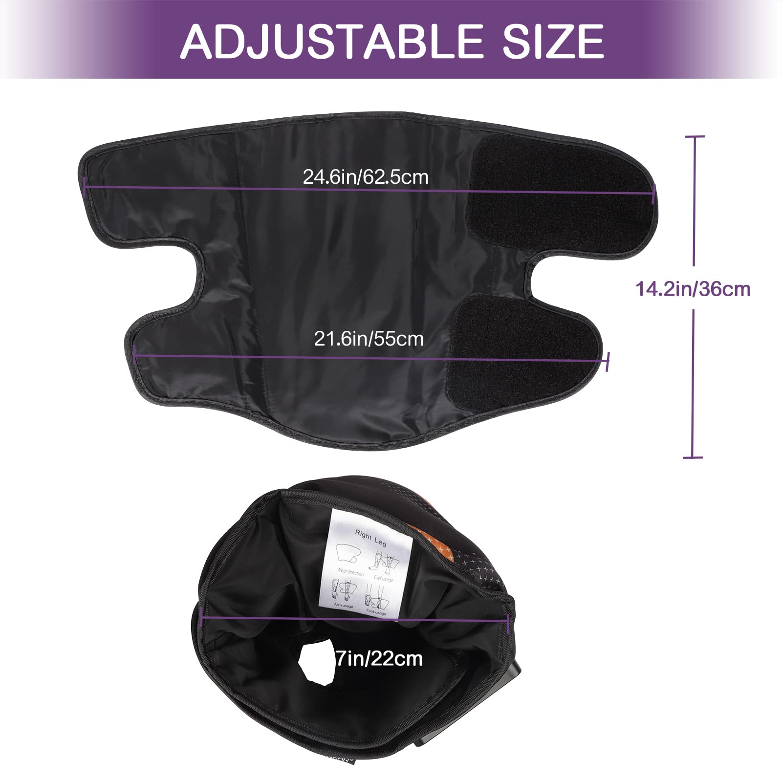 Masajeador de Pantorrillas Quinear negro para Piernas