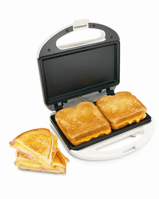 Sandwichera Proctor-Silex Blanca Compacta para Cocina